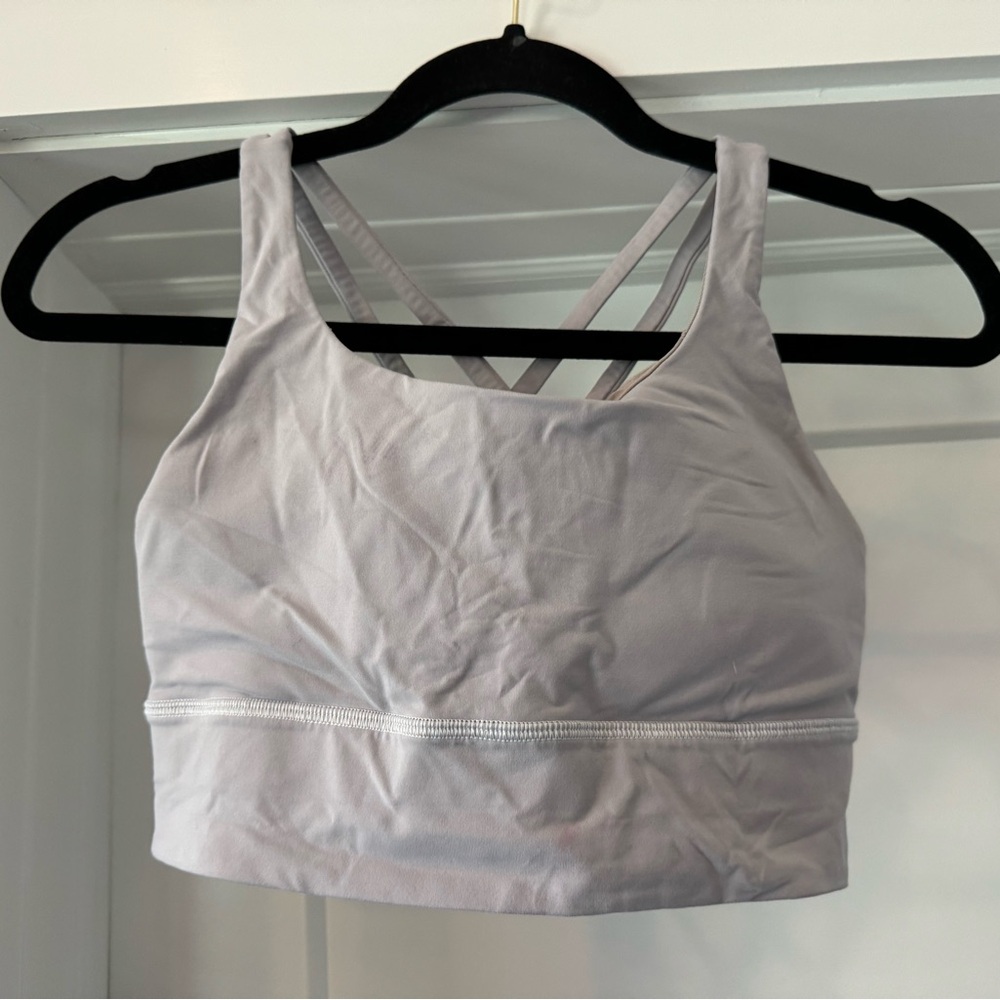 Lululemon energy sports bra cross back pattern size S